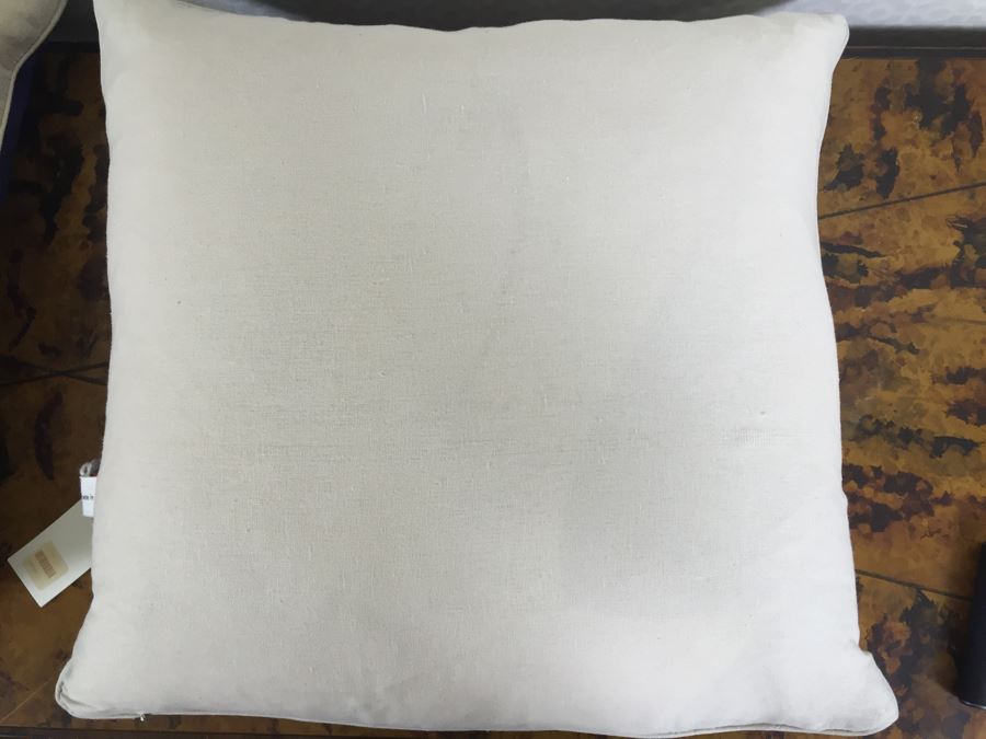 Pair Of Blue Nautical Throw Pillows 17' X 17' Retails $370 [Photo 5]