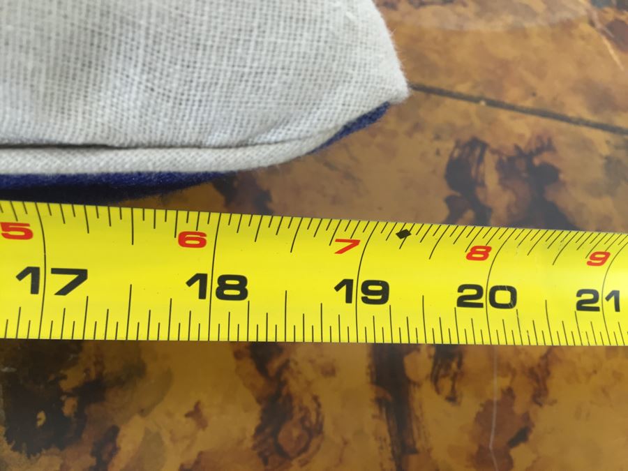 Pair Of Blue Nautical Throw Pillows 17' X 17' Retails $370 [Photo 7]