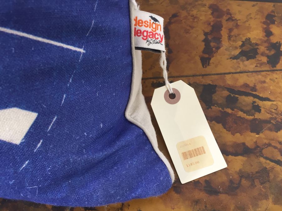 Pair Of Blue Nautical Throw Pillows 17' X 17' Retails $370 [Photo 4]