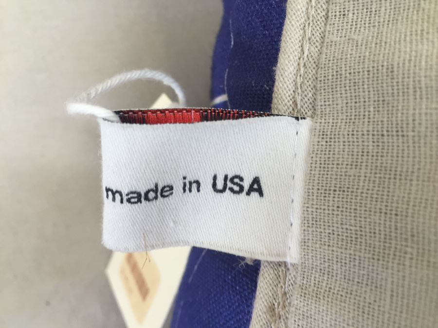 Pair Of Blue Nautical Throw Pillows 17' X 17' Retails $370 [Photo 3]