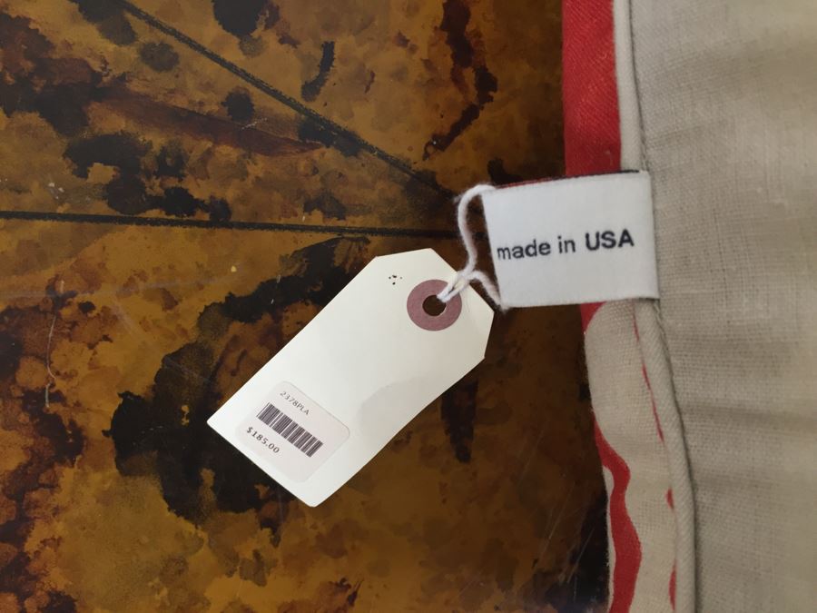 Pair Of Print Designer Throw Pillows Retails $370 [Photo 3]