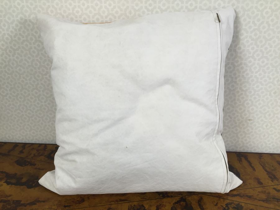 Pair Of Designer Stitched American Flag USN Throw Pillows 24' X 24' [Photo 7]