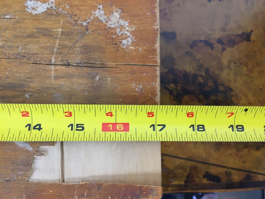 Artist's Easel, Vintage Wooden Paint Box And Votives Cool Hue Paint Box - See Photos [Photo 18]