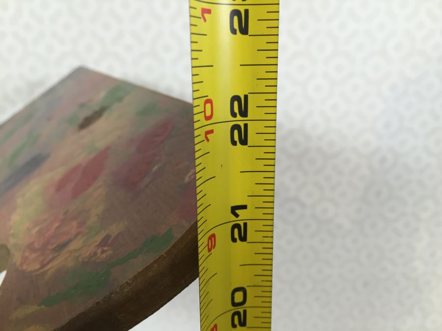 Artist's Easel, Vintage Wooden Paint Box And Votives Cool Hue Paint Box - See Photos [Photo 14]