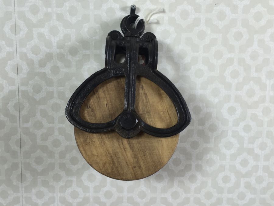 JUST ADDED - Pair Of Vintage Pulleys [Photo 6]