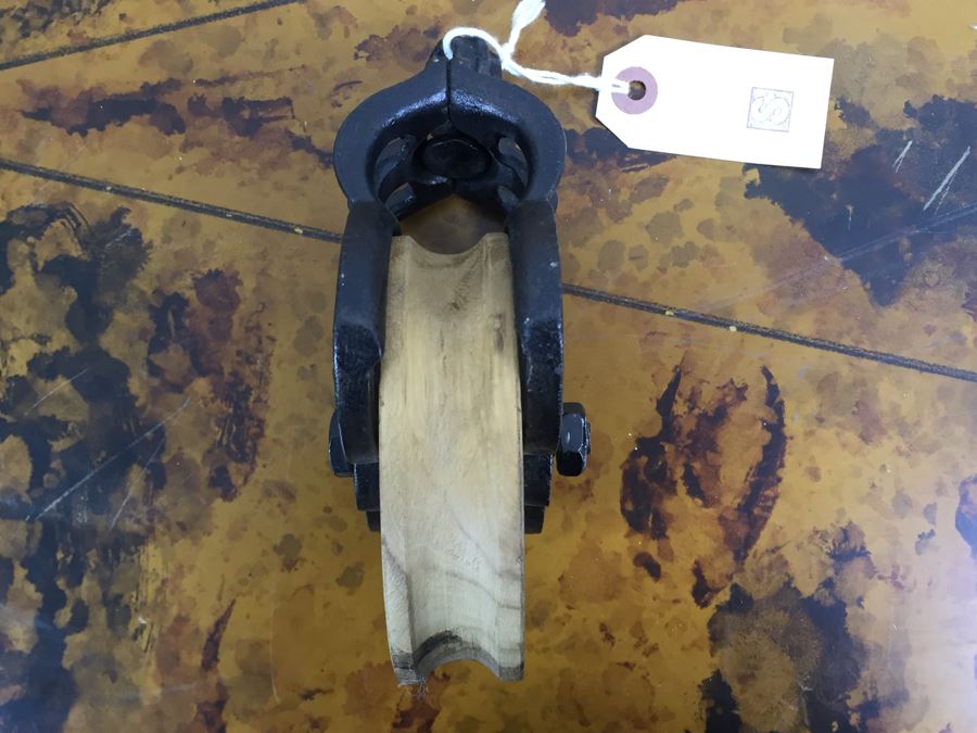 JUST ADDED - Pair Of Vintage Pulleys [Photo 7]