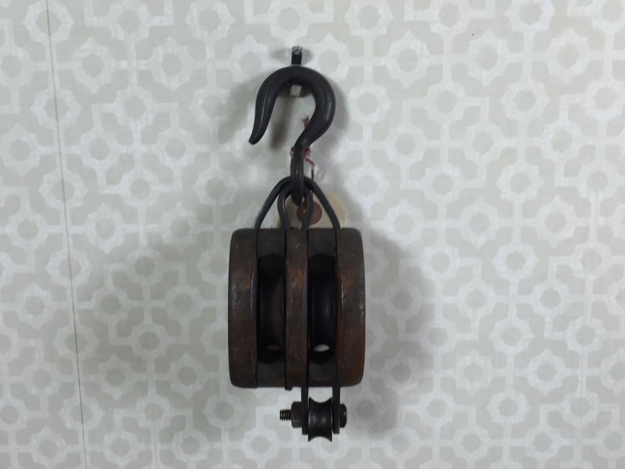 JUST ADDED - Pair Of Vintage Pulleys [Photo 4]