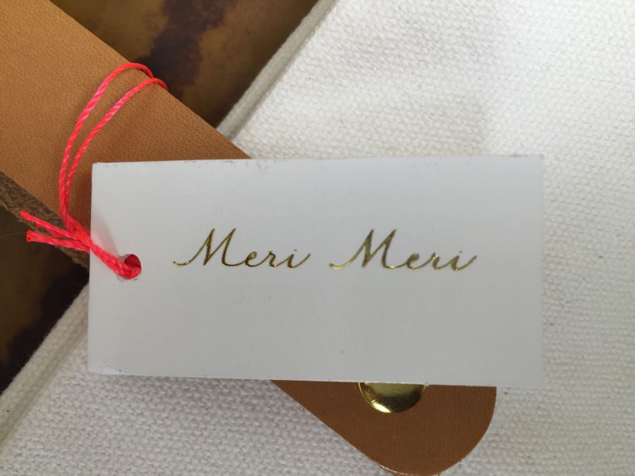 JUST ADDED - Set Of (4) NEW Canvas Meri Meri Tote Bags  [Photo 4]