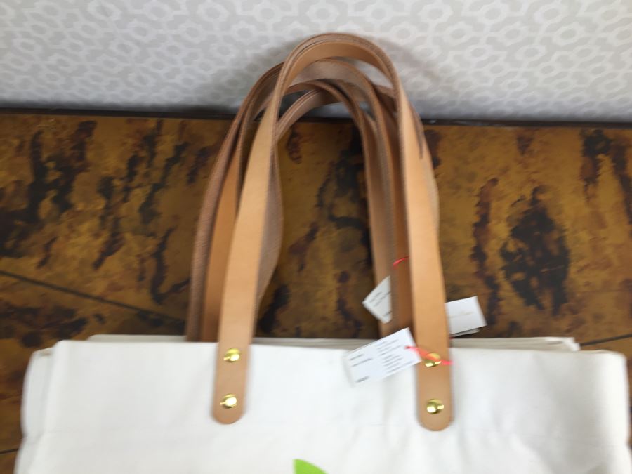 JUST ADDED - Set Of (4) NEW Canvas Meri Meri Tote Bags  [Photo 6]