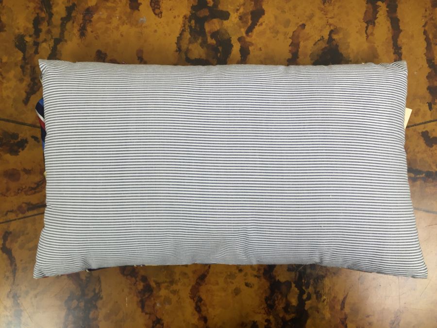 JUST ADDED - Set Of (3) NEW Designer Tie Throw Pillows [Photo 3]