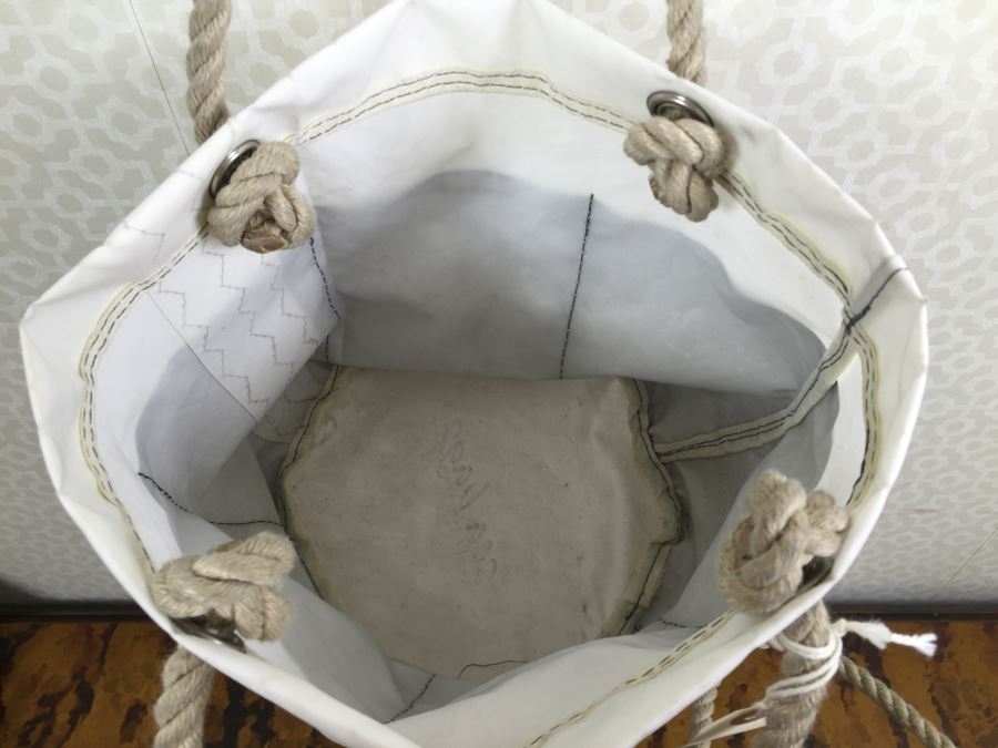 JUST ADDED - (2) NEW Nautical Sea Bags Tote Bags With Rope Handles [Photo 4]
