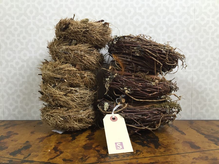 JUST ADDED - Set Of (8) Decorative Bird's Nests [Photo 12]
