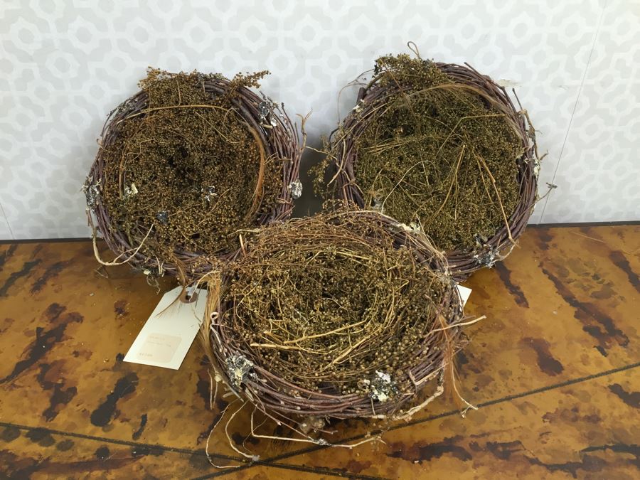 JUST ADDED - Set Of (8) Decorative Bird's Nests [Photo 2]