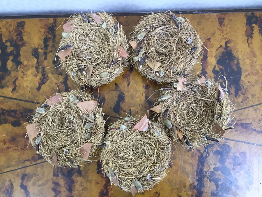 JUST ADDED - Set Of (8) Decorative Bird's Nests [Photo 10]