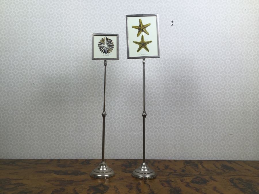 JUST ADDED - Pair Of Adjustable Metal Display Stands [Photo 7]
