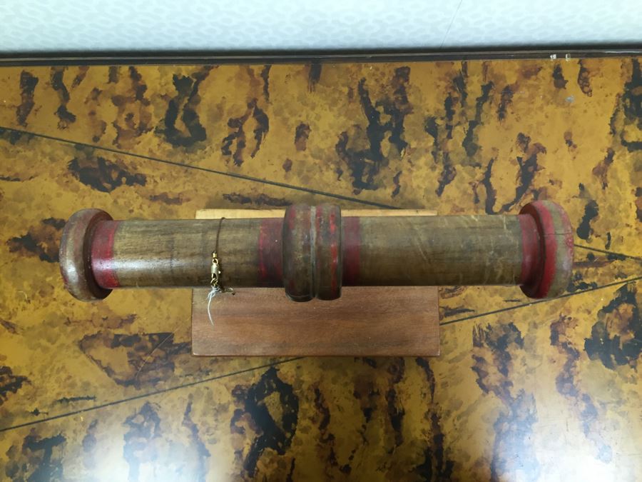 Vintage Store Display Stand Made From Spools With Necklace 10'W X 12'H [Photo 3]