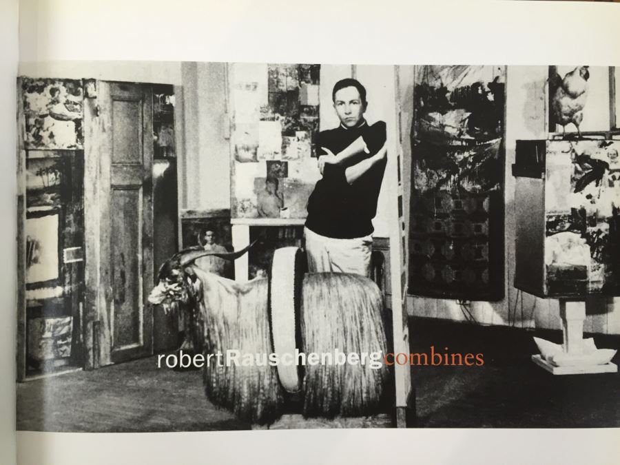 JUST ADDED - Signed Roy Kerckhoffs Art Book And First Edition Robert Rauschenberg Combines Book [Photo 5]