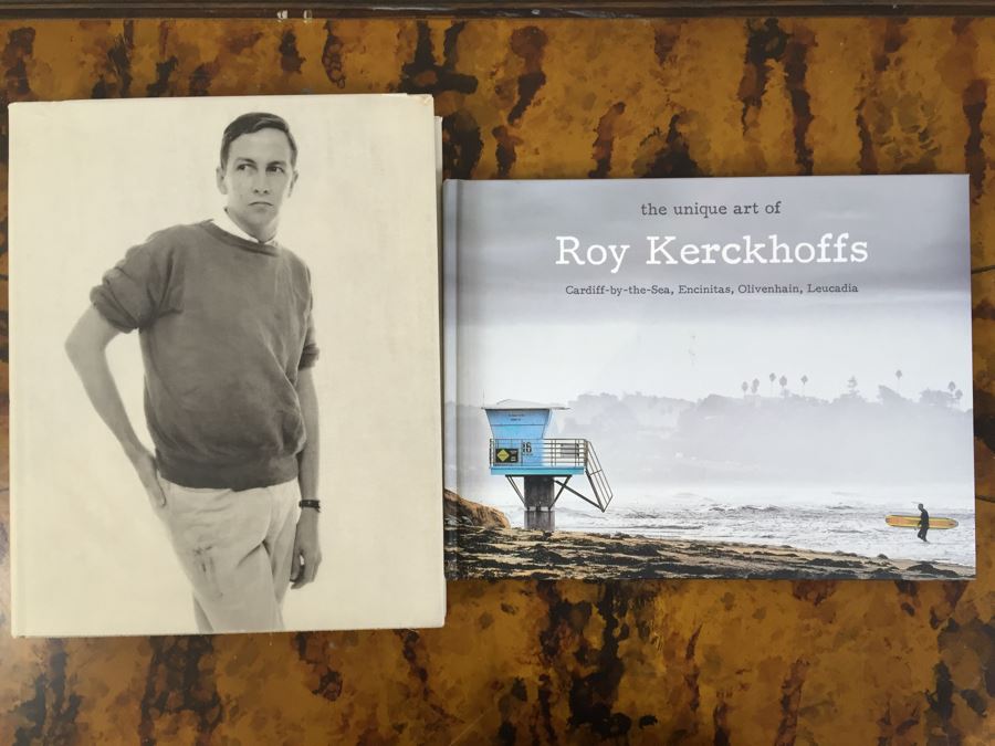 JUST ADDED - Signed Roy Kerckhoffs Art Book And First Edition Robert Rauschenberg Combines Book [Photo 1]