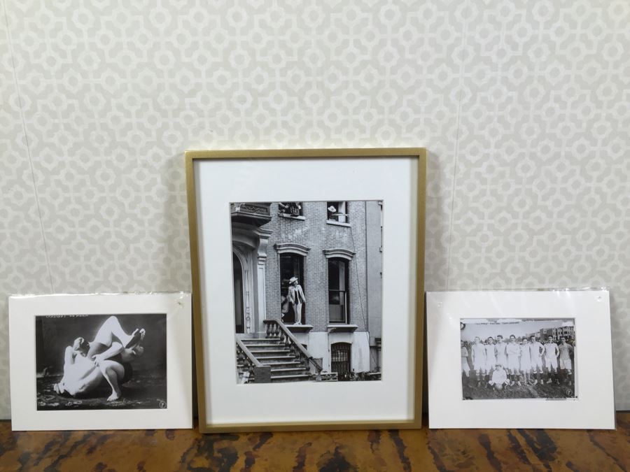 JUST ADDED - Set Of (3) Vintage B&W Photographs [Photo 1]