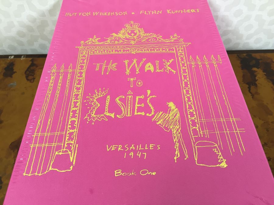 JUST ADDED - SEALED Hardcover Books The Walk To Elsie's Author's Edition Pink Retails $400 [Photo 5]