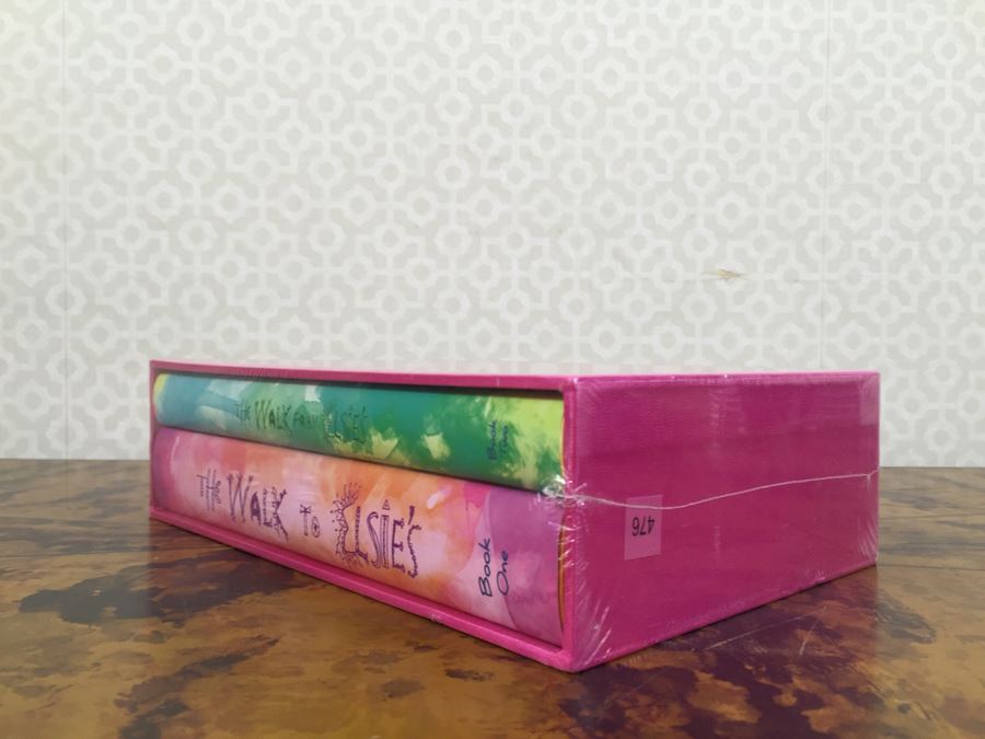 JUST ADDED - SEALED Hardcover Books The Walk To Elsie's Author's Edition Pink Retails $400 [Photo 4]