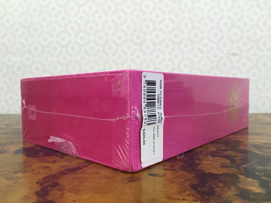 JUST ADDED - SEALED Hardcover Books The Walk To Elsie's Author's Edition Pink Retails $400 [Photo 2]