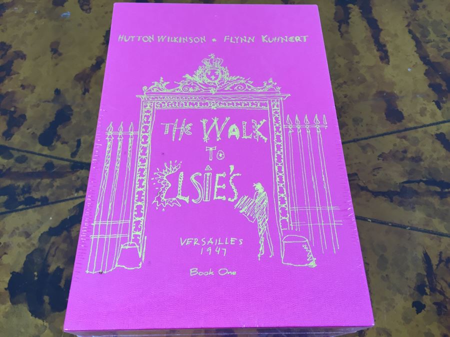 JUST ADDED - SEALED Hardcover Books The Walk To Elsie's Author's Edition Pink Retails $400 [Photo 3]