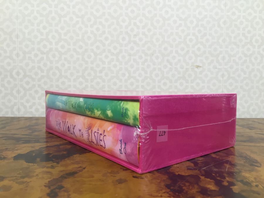 JUST ADDED - SEALED Hardcover Books The Walk To Elsie's Author's Edition Pink Retails $400 [Photo 4]