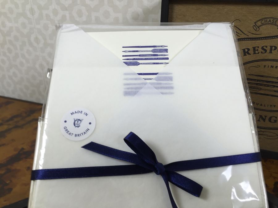 JUST ADDED - Pair Of NEW Correspondence Writing Sets And Set Of (8) New Notecards [Photo 3]