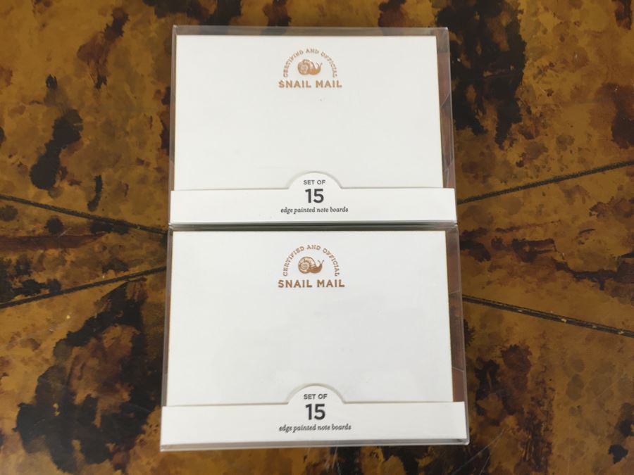 JUST ADDED - Pair Of NEW Correspondence Writing Sets And Set Of (8) New Notecards [Photo 14]