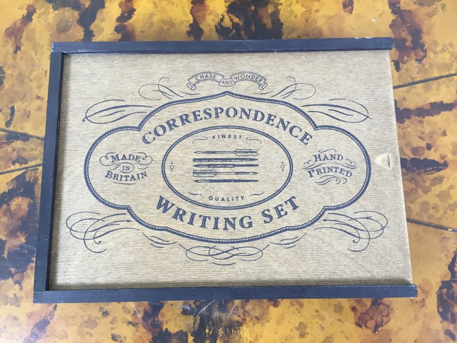 JUST ADDED - Pair Of NEW Correspondence Writing Sets And Set Of (8) New Notecards [Photo 2]