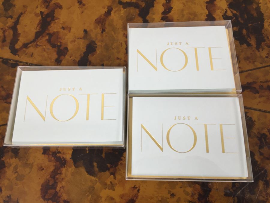 JUST ADDED - Pair Of NEW Correspondence Writing Sets And Set Of (8) New Notecards [Photo 18]