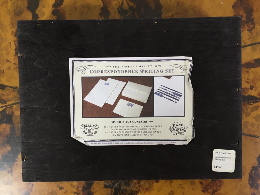 JUST ADDED - Pair Of NEW Correspondence Writing Sets And Set Of (8) New Notecards [Photo 4]