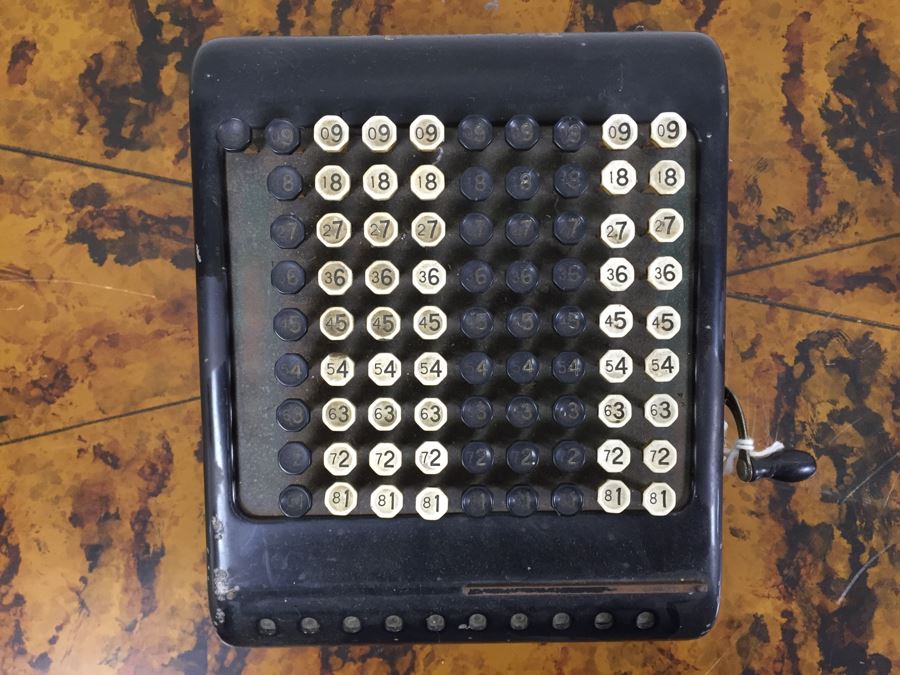 Vintage Burroughs Mechanical Adding Machine [Photo 3]
