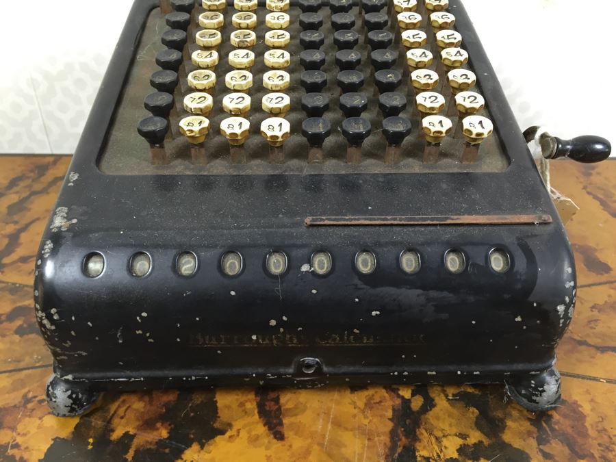 Vintage Burroughs Mechanical Adding Machine [Photo 7]