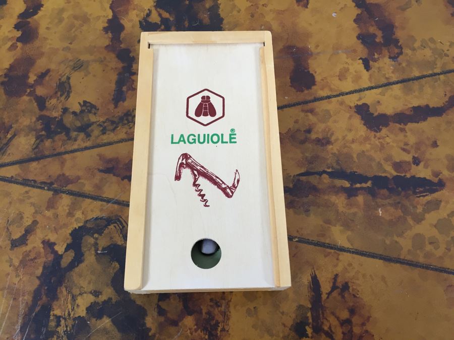 Picnic Basket Filled With New Products Including Laguiole Pocket Knife Bar Tool (Retails $65), (5) Manners For Women Books, Metal Ice Bucket And Various Linens [Photo 5]