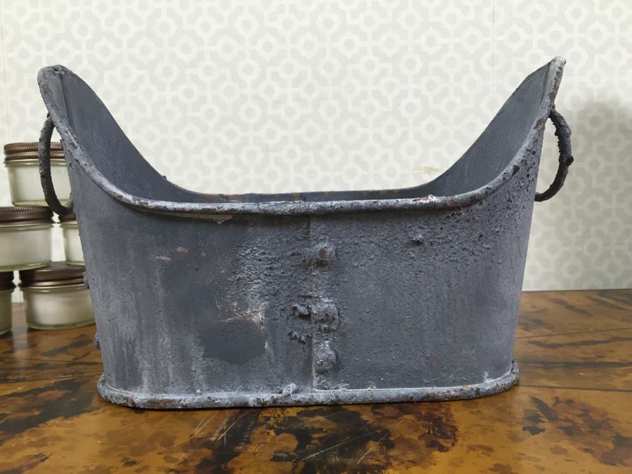 JUST ADDED - Pair Of Metal Buckets And (9) New Copper & Clover Candles [Photo 6]