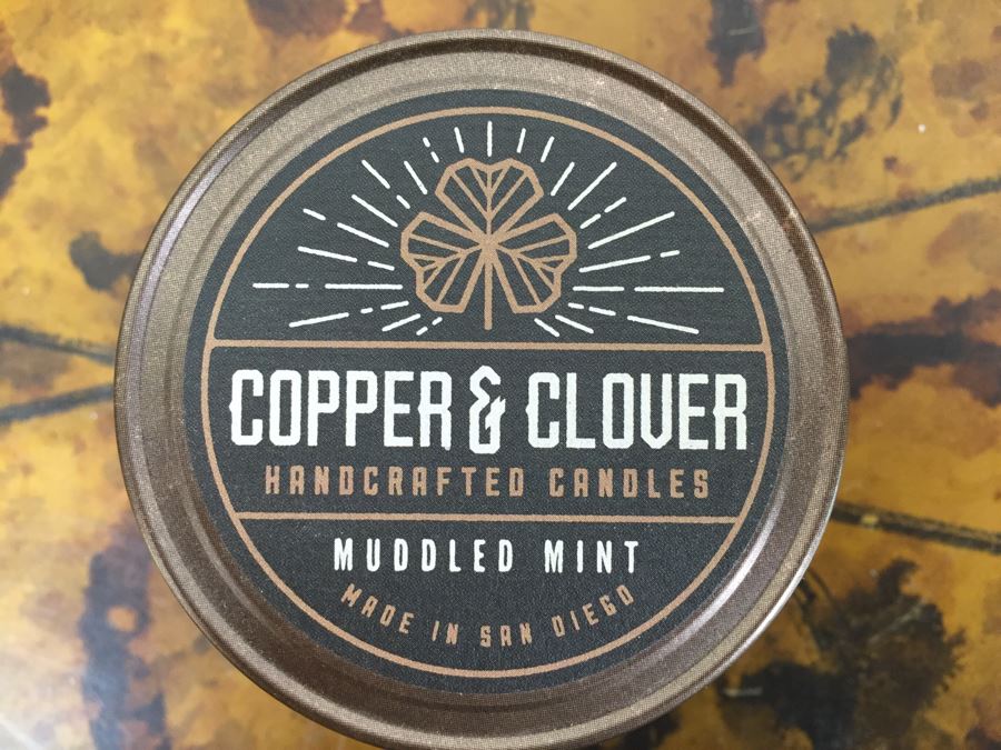 JUST ADDED - Pair Of Metal Buckets And (9) New Copper & Clover Candles [Photo 3]