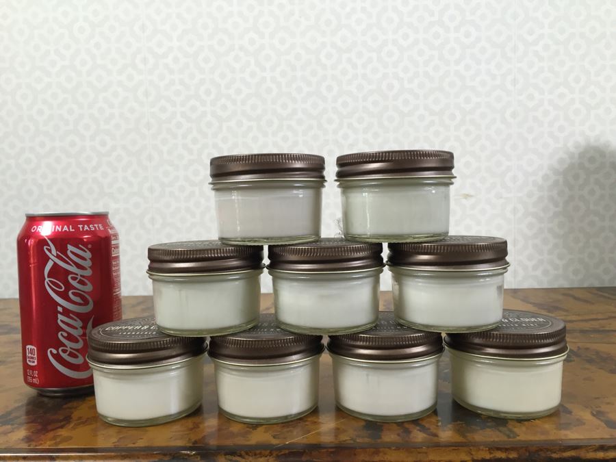 JUST ADDED - Pair Of Metal Buckets And (9) New Copper & Clover Candles [Photo 2]