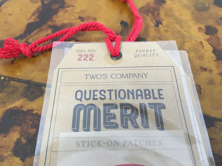 JUST ADDED - Pair Of Notepads With Clipboards, Silverplate Trophy Bowl Filled With Motel Keychains And Questionable Merit Badge Patches [Photo 14]