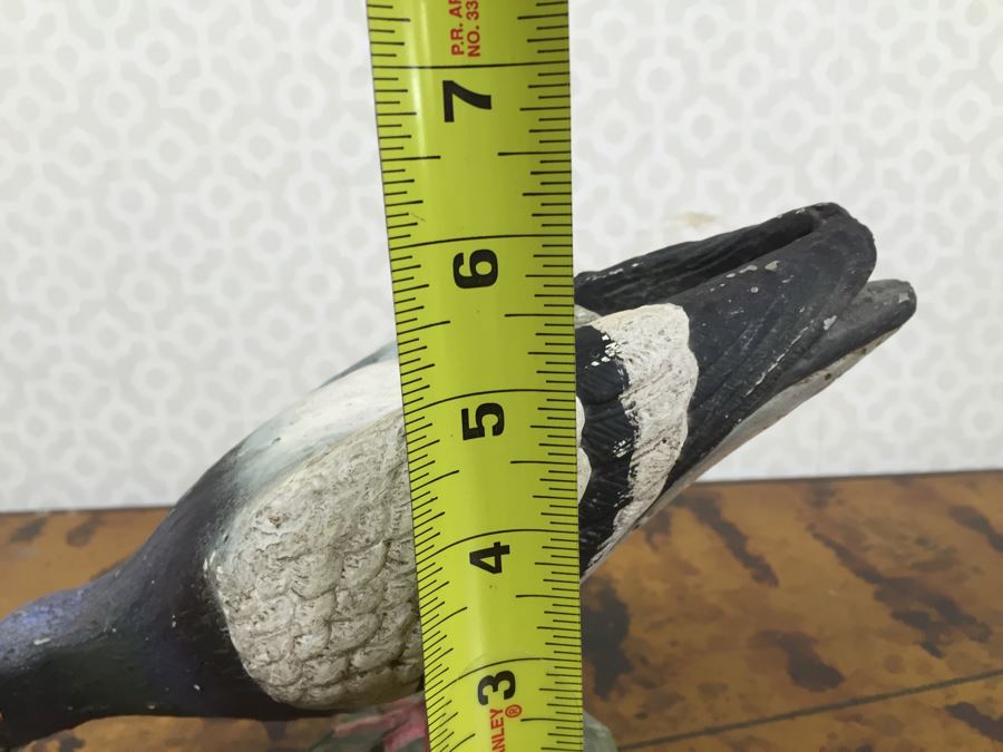 JUST ADDED - Home Decor Lot With Pigeon Figurine, Trophies, Paperweight, El Camino Real Bell, Wooden Bird Figurine [Photo 5]