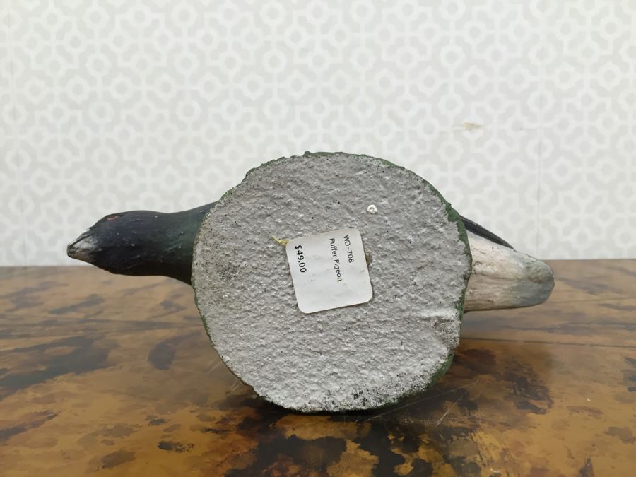 JUST ADDED - Home Decor Lot With Pigeon Figurine, Trophies, Paperweight, El Camino Real Bell, Wooden Bird Figurine [Photo 4]