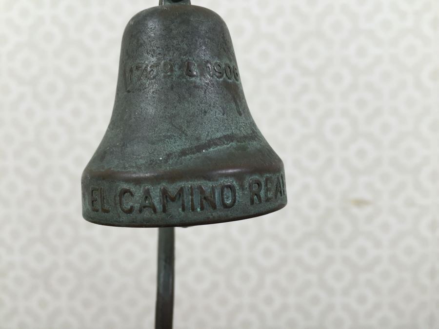 JUST ADDED - Home Decor Lot With Pigeon Figurine, Trophies, Paperweight, El Camino Real Bell, Wooden Bird Figurine [Photo 14]