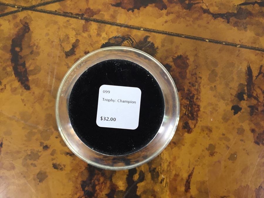 JUST ADDED - Home Decor Lot With Pigeon Figurine, Trophies, Paperweight, El Camino Real Bell, Wooden Bird Figurine [Photo 7]