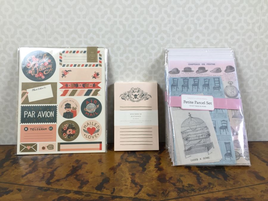 JUST ADDED - NEW (2) Sets Of Notecards, (2) Stickers & Labels And (7) Petite Parcel Sets