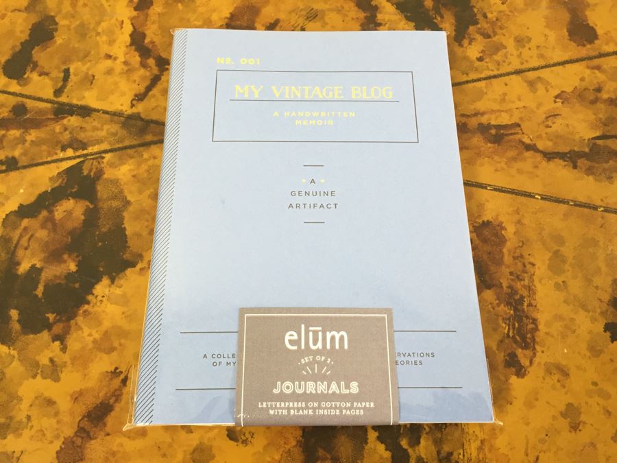 JUST ADDED - (5) NEW My Vintage BLOG Elum Notebooks Plus (1) Opened And (1) Take Note Notebook [Photo 2]