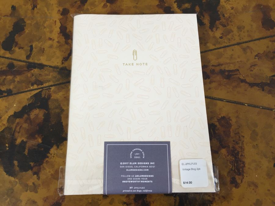 JUST ADDED - (5) NEW My Vintage BLOG Elum Notebooks Plus (1) Opened And (1) Take Note Notebook [Photo 3]