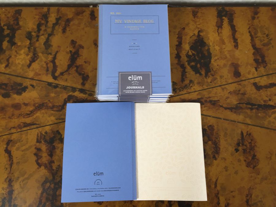 JUST ADDED - (5) NEW My Vintage BLOG Elum Notebooks Plus (1) Opened And (1) Take Note Notebook [Photo 5]