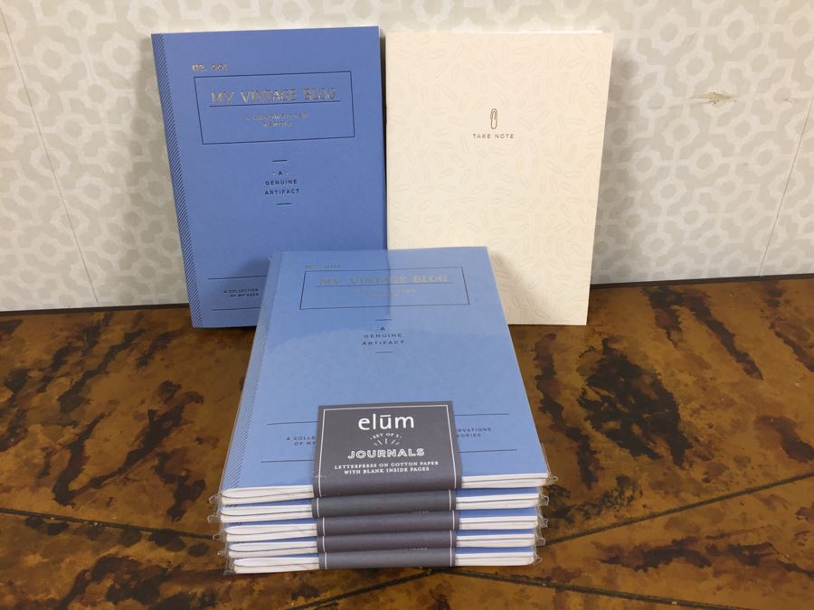 JUST ADDED - (5) NEW My Vintage BLOG Elum Notebooks Plus (1) Opened And (1) Take Note Notebook [Photo 4]