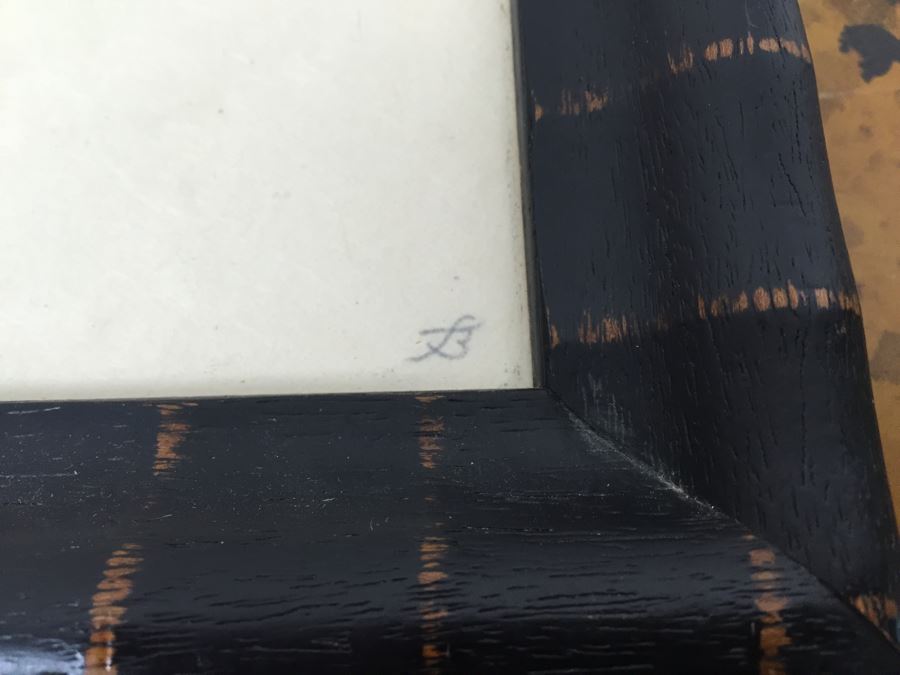 JUST ADDED - Pair Of Framed Limited Edition Artist Signed Nautical Prints Of Whale And Ship [Photo 9]